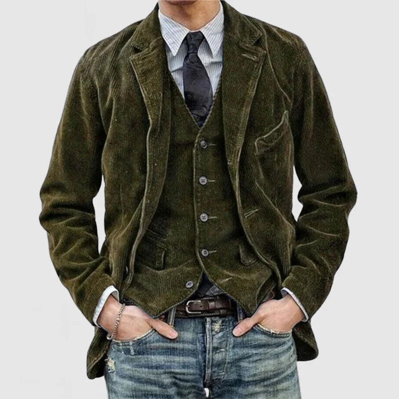 ADOLFO - Chaqueta y chaleco vintage.