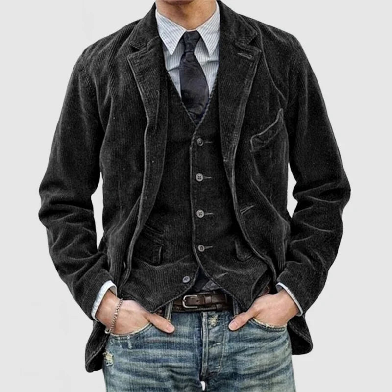 ADOLFO - Chaqueta y chaleco vintage.