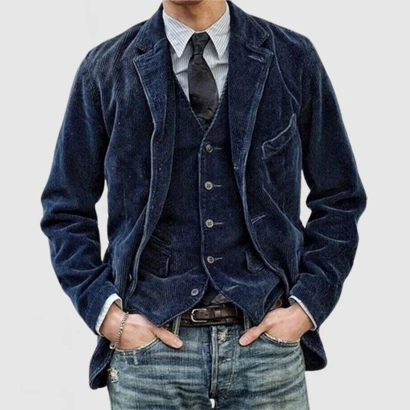 ADOLFO - Chaqueta y chaleco vintage.