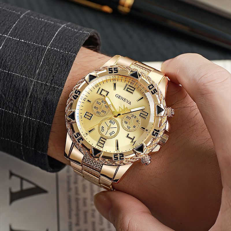 Kit 2 en 1 Especial Reloj Geneva y Cruz - Club Boss - Pre Black Friday