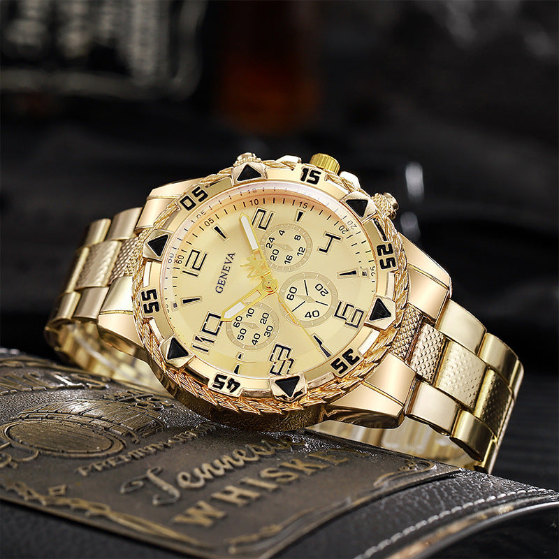 Kit 2 en 1 Especial Reloj Geneva y Cruz - Club Boss - Pre Black Friday