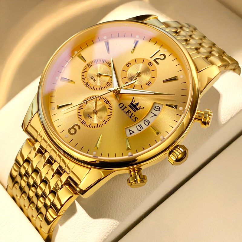 Reloj para Hombre Gold Quartz - Clube Boss