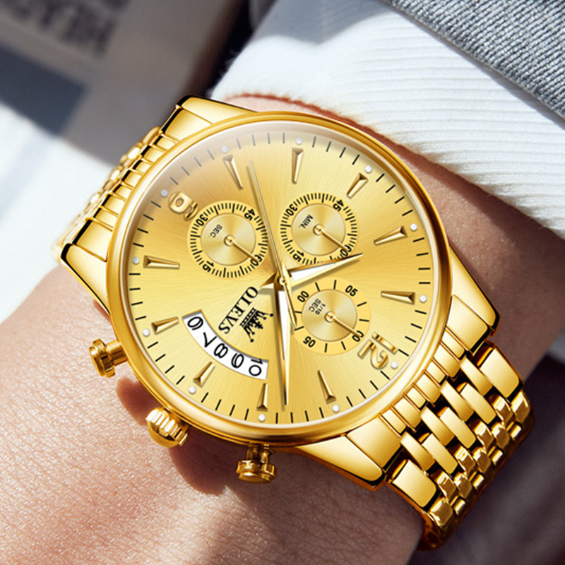 Reloj para Hombre Gold Quartz - Clube Boss