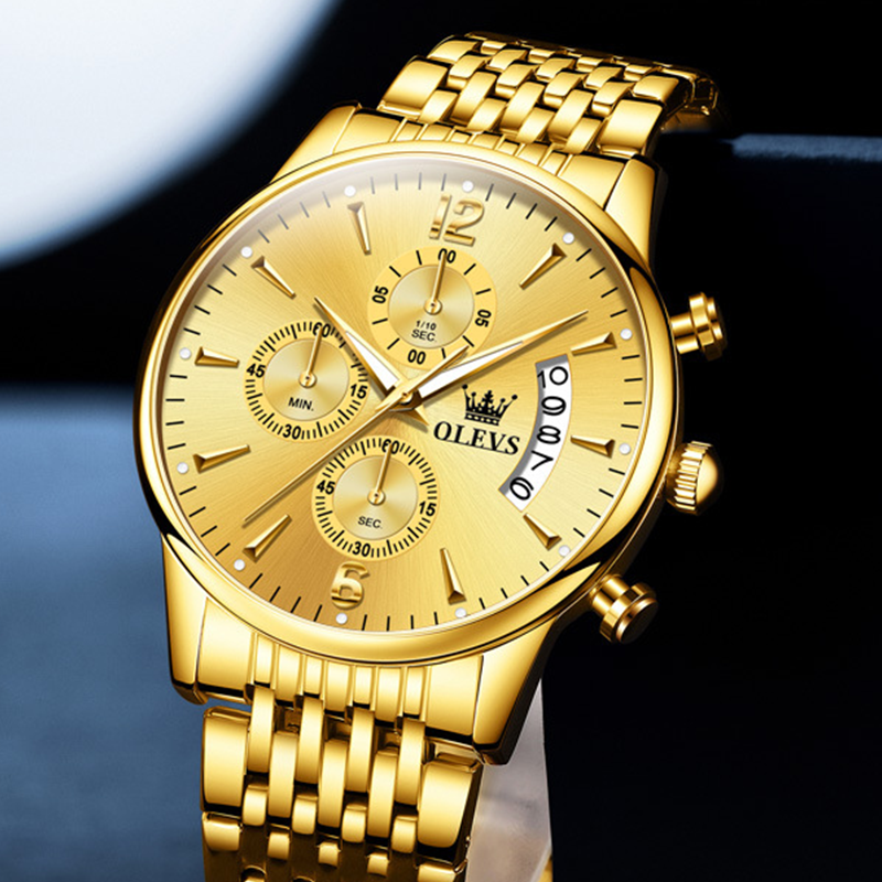 Reloj para Hombre Gold Quartz - Clube Boss