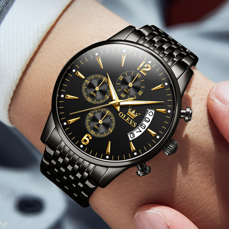 Reloj para Hombre Gold Quartz - Clube Boss