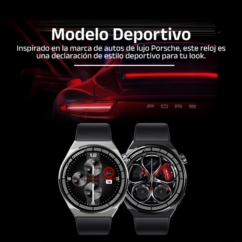 Smartwatch Multifuncional Porsche - Clube Boss