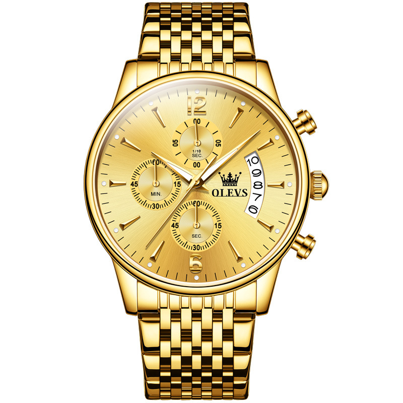 Reloj para Hombre Gold Quartz - Clube Boss