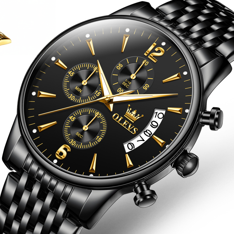 Reloj para Hombre Gold Quartz - Clube Boss