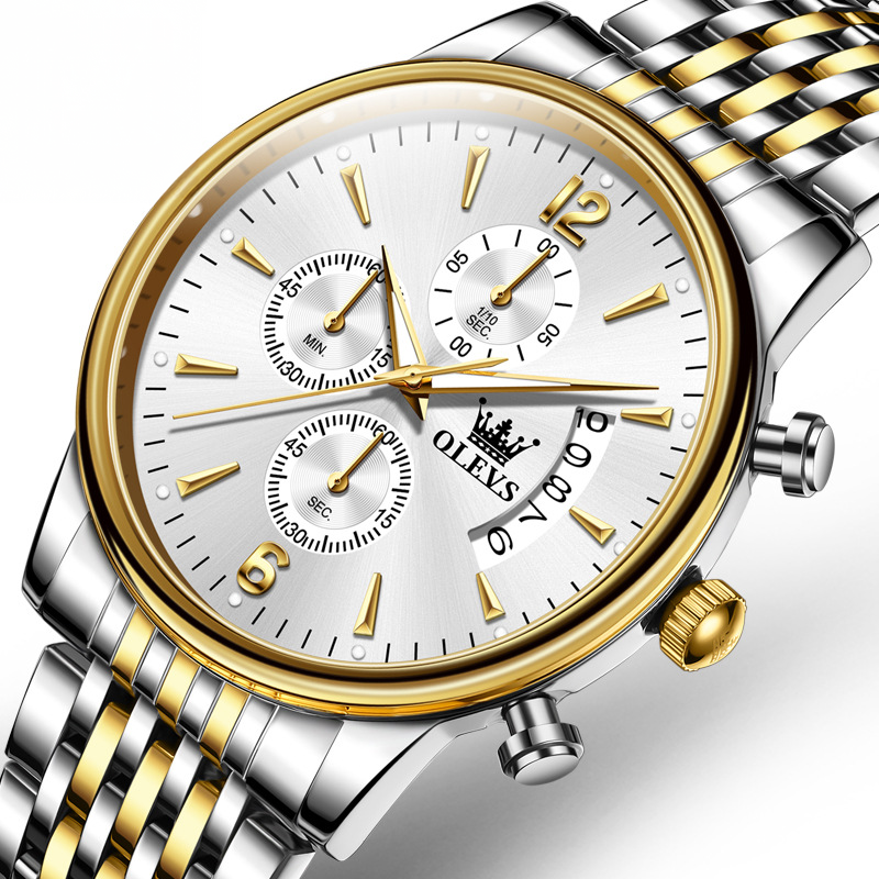 Reloj para Hombre Gold Quartz - Clube Boss