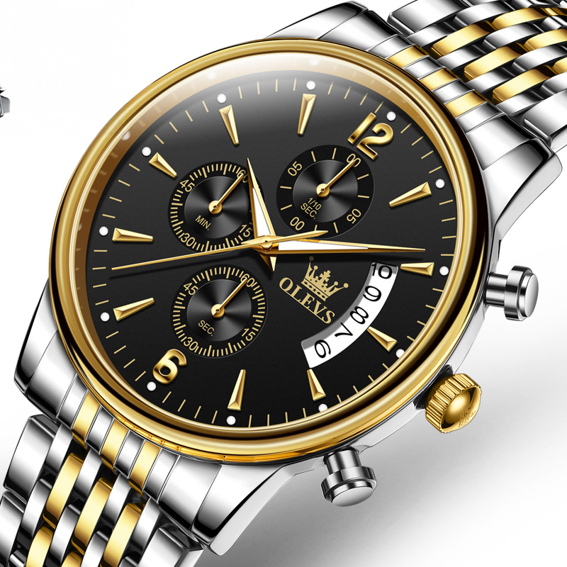 Reloj para Hombre Gold Quartz - Clube Boss