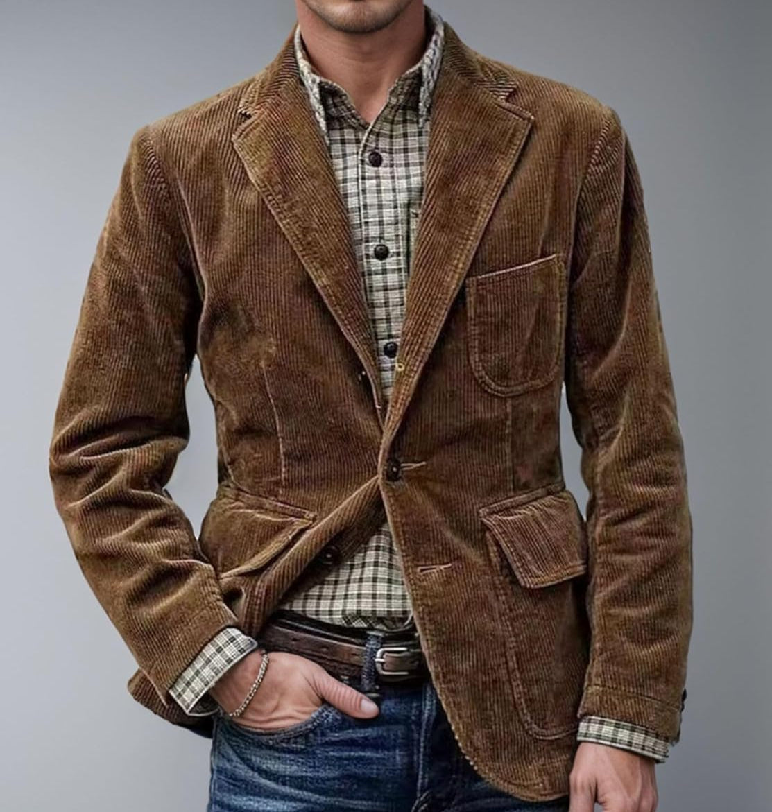 ADOLFO - Chaqueta y chaleco vintage.