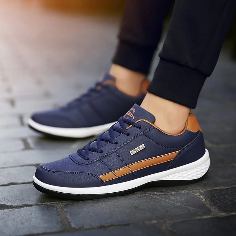 2025 nuevos zapatos ortopédicos de cuero cómodos para hombres