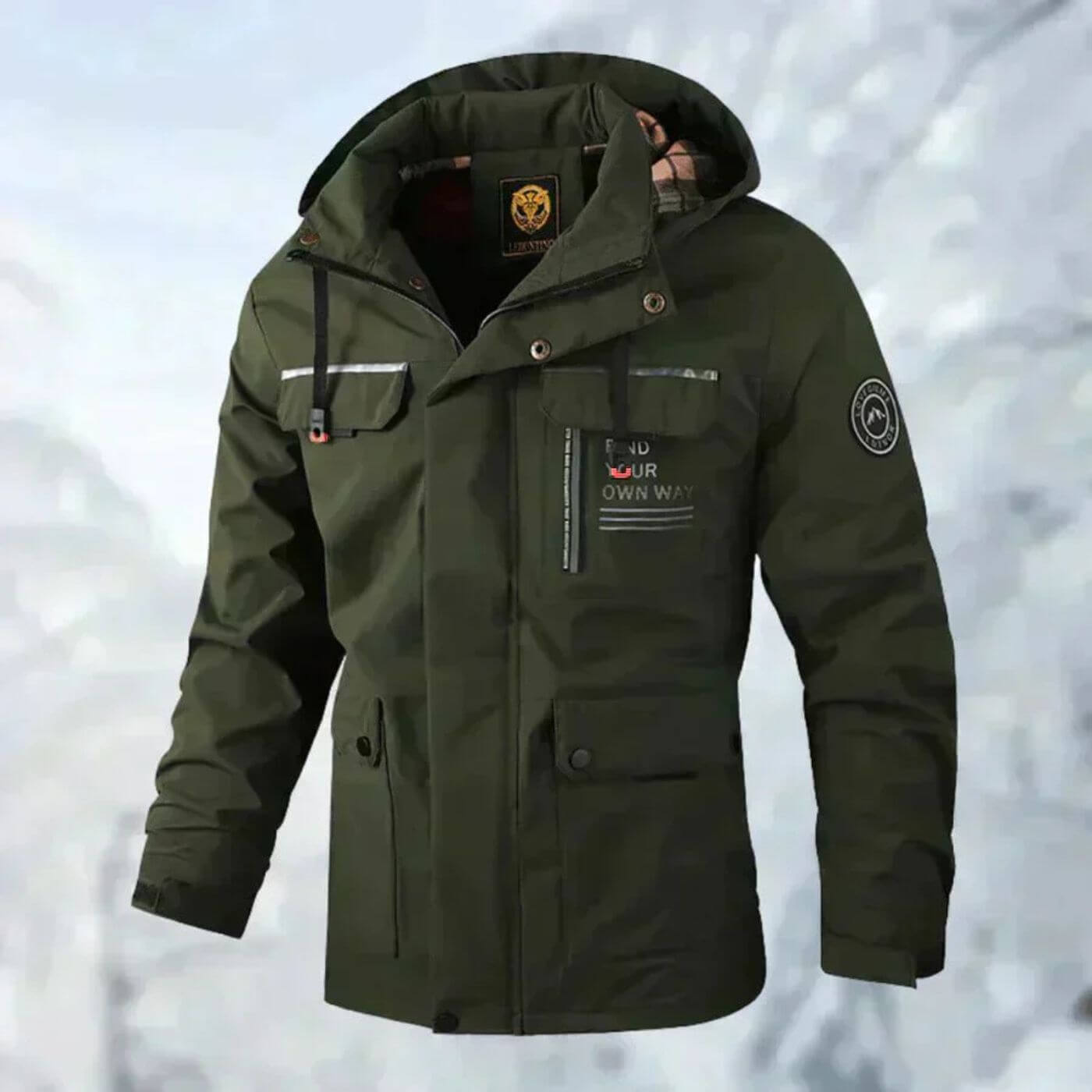 ESTEBAN - Chaqueta impermeable para otoño e invierno.